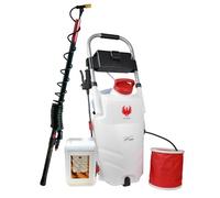 PHOENIX - Pack Pro Sprayer Evo | Pulverisateur Electrique 35L + Hydrofuge 5L/10/20L + Perche Telescopique Evo 5,4m + Jeu de 4 Buses, Idéal pour protéger Contre Eau, huiles, Graisses (5L)