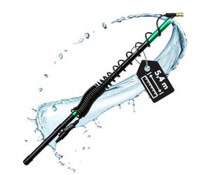 Phoenix - Perche télescopique pour pulvérisation en Hauteur - Compatible avec pulvérisateurs Pro Sprayer, Dorsal, Gladiator - Longueur à 5,4m - Idéale pour toits, façades, et Jardins