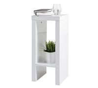 Phoenix Phönix 178801WE Mainau Tablettes pour Plantes avec Compartiment de Rangement, 60 cm, Blanc
