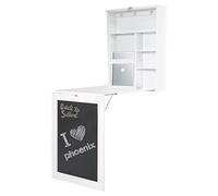 Phoenix Phönix 805106WE Bureau, en Bois, Blanc, 60x75x15.5