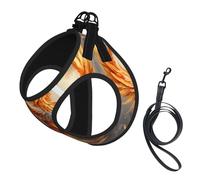 Phoenix Print Pet Supplies Harnais réglable en maille respirante pour chiens de petite et moyenne taille S-L
