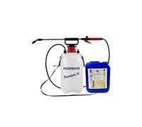 PHOENIX - Pulvérisateur de Jardin 5L Pulvérisateur à Pression Manuel + Hydrofuge Bidon de 5L/10/20L + Buse Multidirectionnel 5 en 1, Idéal pour Traitement des sols, façades (Nettoyant 5L)
