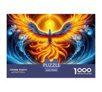 Phoenix Puzzle 1000 Pièces Adultes Et Enfants À Partir De 14 Ans Détente & Relaxation Jeu D'Intelligence De l'art Décoration Familiale 70x50cm/1000pcs