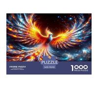 Phoenix Puzzle 1000 Pièces Pour Adultes Et Enfants Animal De L'art De La Décoration Moderne Jeu Cadeau Unique 1000 Pieces Décoration De La Maison - Décoration Murale Cadeaux Cadeaux De Voyage 70x50cm/