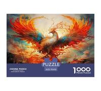 Phoenix Puzzle 1000 Pièces pour Adultes Et Enfants Animal Jeu De Création Et Logique pour Enfants 1000 Pieces pour Jeux D'activités Familiales Cadeaux De Voyage 70x50cm/1000pcs