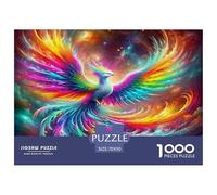 Phoenix Puzzle 1000 Pièces pour Adultes Et Enfants Animal Jeu De Création Et Logique pour Enfants 1000 Pieces Décoration De La Maison - Décoration Murale Cadeaux Cadeaux De Voyage 70x50cm/1000pcs