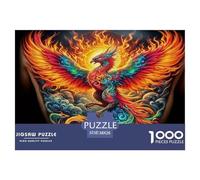 Phoenix Puzzle 1000 Pièces pour Adultes Et Enfants Animal Jeu Éducatif Jouets Défi 1000 Pieces Décoration De La Maison - Décoration Murale Cadeaux Cadeaux De Voyage 38x26cm/1000pcs