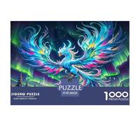 Phoenix Puzzles 1000 Pièces Pour Adultes Et Enfants Animal De L'art De La Décoration Moderne Jeu Cadeau Unique 1000 Pieces Décoration De La Maison - Décoration Murale Cadeaux Cadeaux De Voyage 38x26cm