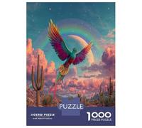 Phoenix Puzzles Jeu De Puzzle Pièces Parfaitement Assorties 1000 Pieces Animaux mythiques Casse-tête Qualité Premium pour Adultes Et Enfants 70x50cm/1000pcs