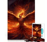 Phoenix Respawn Puzzle 1000 Pièces pour Adultes Puzzle Détente et Réflexion Image à Assembler Cadeau de Noël (38x52cm)