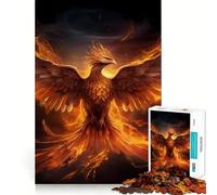 Phoenix Respawn Puzzles 1000 pièces pour Adultes et Adolescents Souvenirs, regain de Confiance, Calme, évasion Découpe Lisse Cadeau touchant (50x75cm)