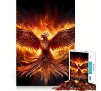 Phoenix Respawn Puzzles 1000 pièces pour Adultes et Adolescents Souvenirs, regain de Confiance, Calme, évasion Découpe Lisse Cadeau touchant (50x75cm)