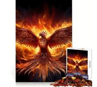 Phoenix Respawn Puzzles 1000 pièces pour Adultes et Adolescents Souvenirs, regain de Confiance, Calme, évasion Découpe Lisse Cadeau touchant (50x75cm)
