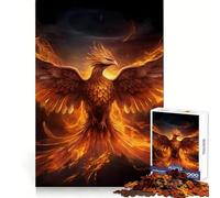 Phoenix Respawn Puzzles 1000 pièces pour Adultes et Adolescents Souvenirs, regain de Confiance, Calme, évasion Découpe Lisse Cadeau touchant (50x75cm)