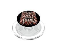 Phoenix Rise from The Ashes Fire Wings Dark Fantasy Art PopSockets PopGrip pour MagSafe