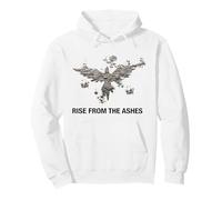 Phoenix Rise from The Ashes Graphique avec Citations inspirantes Sweat à Capuche