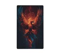 Phoenix Rising from Fire Plaque murale vierge pour interrupteur décoratif 1 gang pour cuisine salle de bain Taille 11,4 x 7 cm