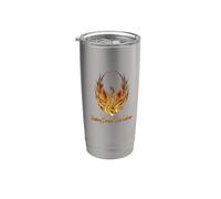 Phoenix Rising Gobelet isotherme en acier inoxydable double paroi