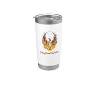 Phoenix Rising Gobelet isotherme en acier inoxydable double paroi