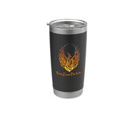 Phoenix Rising Gobelet isotherme en acier inoxydable double paroi