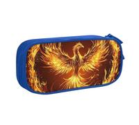 Phoenix Rising - Grande trousse à crayons pour garçons et filles - Grande trousse à crayons - Trousse de maquillage avec fermeture éclair pour l'école et le bureau, rose, 21x5x10.5cm, Trousse de