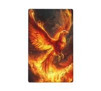 Phoenix Rising Mythical Bird Single Toggle Plaque murale vierge pour interrupteur décoratif 1 gang pour cuisine salle de bain Taille 11,4 x 7 cm