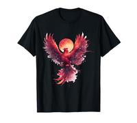 Phoenix Rising Reborn Moon Fire Phoenix Rajeunissement des Oiseaux T-Shirt