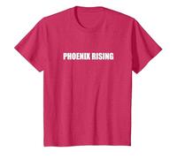 Phoenix Rising T-Shirt, Enfant, Rouge Chiné, 3 Ans