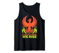 Phoenix Rising « We Rise » Design environnemental Audacieux Débardeur