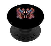 Phoenix Rouge Oiseau Phoenix Montant Firebird Phoenix Phoenix Phoenix PopSockets PopGrip Adhésif