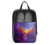 Phoenix Sac à chaussures de voyage pour voyage usage quotidien anti-poussière Pochette de rangement pour chaussures de golf Couleurs pastel