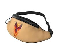 Phoenix Sac banane unisexe pour lunettes de soleil, clés, batteries externes, téléphones