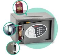 Phoenix Safe Co. Vela SS0801ED - graphite - clé - 10 l - acier - 310 mm - 200 mm
