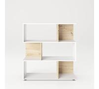 Phoenix Safe Étagère SHELFY 6 casiers Chêne Artisan Blanc