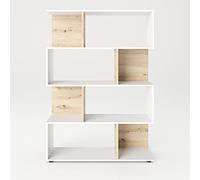 Phoenix Safe Étagère SHELFY 8 casiers Chêne Artisan Blanc