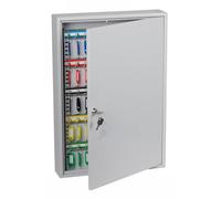 phoenix Safe KC0603K Armoire à clés - 100 crochets, gris clair, serrure à clé