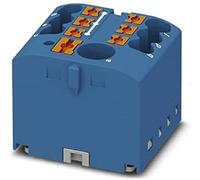 Phoenix Contact Bornier PTFIX 6/6X2,5 BU – 7 pôles, 450 V, 24 A, 0,14–4 mm², bleu, 1 pièce