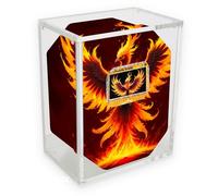 Phoenix Shield 69005 - Boîtier acrylique transparent pour coffret de cartes à collectionner idéal Pokebox - Présentoir magnétique anti-UV, anti-poussière et anti-choc