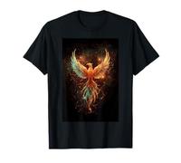 Phoenix Spirit Space Sky Firebird Symbole Mythique de Renaissance T-Shirt