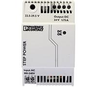 Alimentation rail DIN Phoenix Contact STEP-PS/1AC/24DC/1.75 2868648 24 V/DC 1.9 A 42 W 1 x 1 pc(s)
