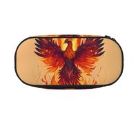 Phoenix Trousse à crayons portable haute capacité pour étudiants, adolescents et adultes, Noir , Taille unique, Organiseur de sac