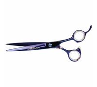 Phoenix Violina Ciseaux de Toilettage Droits en Acier Inoxydable 440C, 17,5 cm et 20 cm, Bleu