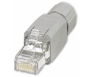 Phoenix VS-08-RJ45-5-Q/IP20 RJ-45 Blanc - connecteur (RJ-45, Blanc, Polyamide, Cat5, Nickel/Doré, IP20)