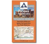 Phoenix Wilderness Areas East Carte de randonnée Arizona (2026)