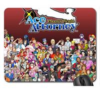 Phoenix Wright Collage Mouse Pad, Mousepad (10.2 x 8.3 x 0.12 inches)