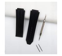 Phoenixset Montre Accessoires Strap en Caoutchouc Compatible avec Hublot Big Bang Series 25mmx19mm Hommes et Femmes Montre Bracelet (Band Width : 25mm)