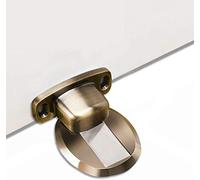 PHOEWON forte magnétique butée de porte en métal arrêt de porte résistant à la porte avec 3M vis auto-adhésives de dissimulation montées au sol, 2 Pièce, Bronze