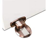 PHOEWON forte magnétique butée de porte en métal arrêt de porte résistant à la porte avec 3M vis auto-adhésives de dissimulation montées au sol, 1 Pièce, Bronze Rouge