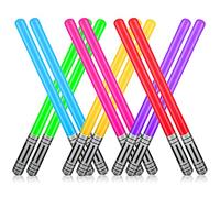 PHOGARY 12 PCS Gonflable Ballon Sabre Bâton pour Fête Fournitures Parti Faveurs Ballons 6 Couleur (12 PCS)
