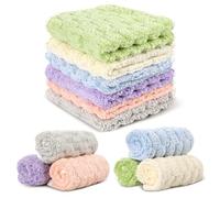 PHOGARY Lingette Démaquillante Lavable en Microfibre, 6 Serviette Visage Skincare, Lingettes Petite Serviette Main Gant de Toilette Microfibre Chiffon Microfibre, Douces pour la Peau (30 x 30 cm)